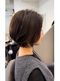 スッキリ収まる！大人ショートボブ
