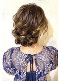 アップスタイルヘアセット