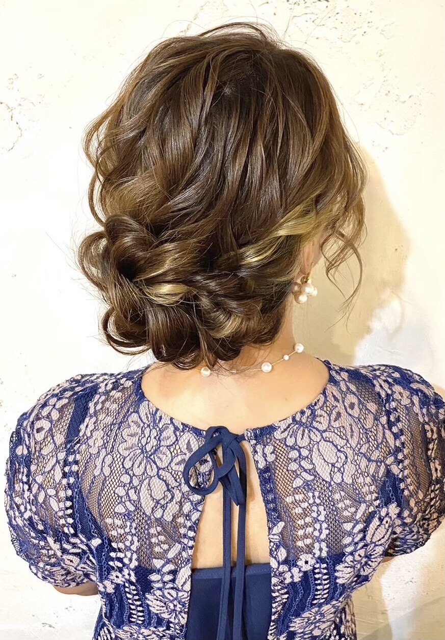 シェル アップスタイルヘアセット