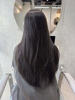 カラ フクオカ(Cara FUKUOKA)&nbsp;【ショコラグレージュ&レイヤーカット】《福岡暗髪カラー》