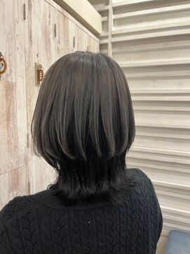 ナンバー エミライ 溝の口(N° emirai) ミニウルフ/くすみブルー/テラコッタ/韓国マッシュ/くびれヘア