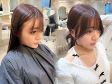 前髪/顔周りのデザインで圧倒的小顔＆垢抜け☆女性ならではの細かなニュアンスを形に！韓国おくれ毛ヘア★