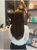 圧倒的なツヤ感×美ロングストレート