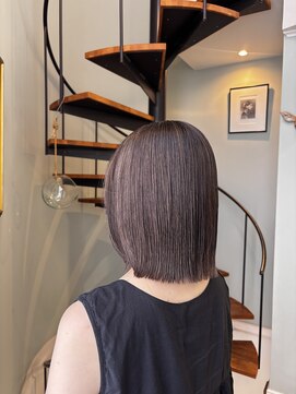 アトリエドゥーディマンシュ atelier doux dimanche 透けるハイライトカラー