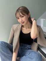 サードアベニュー(3rd Avenue.) ボブ/ベージュカラー/顔周りカット/似合わせカット/20代30代