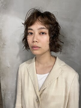 キーチェ 梅田中崎町(keych) ニュアンスパーマ/レイヤーボブ[中崎町/梅田駅］