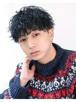 オーシャントーキョー 心斎橋(OCEAN TOKYO WEST)&nbsp;波巻きパーマツイストスパイラルパーマセンターパートウルフ