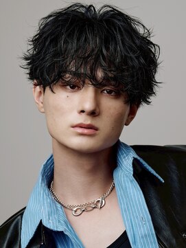 オーシャントーキョー 原宿(OCEAN TOKYO) 波巻きパーマシャドウパーマスパイラルパーマツーブロック