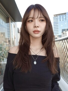 レイヤーカット　ハッシュカット　ウルフレイヤー