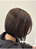 黒髪／クラゲヘアー/オリーブグレー/小顔/ココアベージュ/伊勢崎
