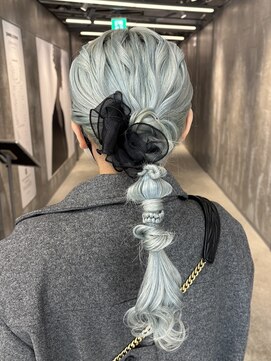 ピークアブー 原宿ハラカド(PEEK-A-BOO) ヘアセット お呼ばれヘア イベントヘア タイトポニー タイトヘア