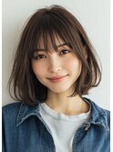 柔らかショートボブ