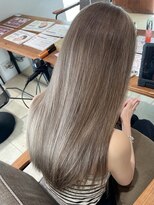 ヘアーリゾート ビッグアップ(hair resort Big up)&nbsp;人気ダブルカラー！透明感たっぷりのミルクティーグレージュ