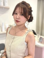 アモレット 天文館店(amoretto)&nbsp;ベージュカラー 透明感カラー 艶髪 顔周りレイヤー 20代