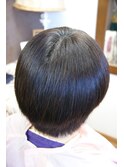 営業ビフォーアフター、エイジングヘアをとくだけでツヤ髪に★
