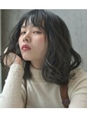 【yu-ma】 ダークアッシュ　アンニュイウェーブ　 S/S 20