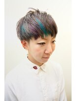 ディーボーイ 下通本店(D-BOY)&nbsp;マッシュショート×アクセントカラー