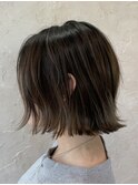 バレイヤージュボブ