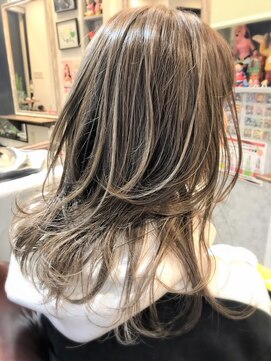 ヘア メイク ココ(hair make coco) ホイルワーク★ホワイトアッシュ