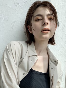 キラ 渋谷(KILLA) 【山下】小顔 エアリーミディ ショートパーマ イルミナカラー