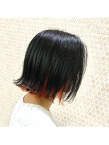 アーチフォーヘアー(a rch for hair) 【ぱっつりボブ】＋【インナーオレンジ】