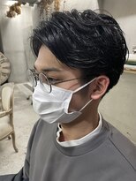【roijir表参道】センターパート×セミウェットヘア