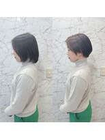 乾かすだけでまとまる！似合わせショートヘア！前髪なし