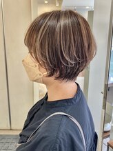 ヘアサロン ハクギンザ(hair salon haku GINZA) 【haku/川口】ショート×大人ハイライト【銀座/銀座5丁目】