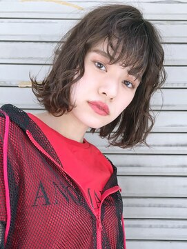 アイティー バイ アルバム 浦和店(IT by ALBUM) ニュアンスボブ_外ハネボブセクションカラー_58600