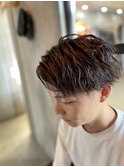 前髪上げショート