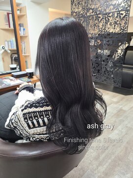 アンクラウド(an cloud) ブルーブラック/アッシュグレー/ブリーチなしカラー