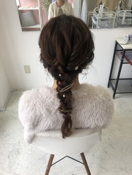 ヘアセットサロン クリアリティ(clarity) あみおろしアレンジ