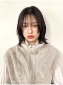 レイヤーボブ くびれヘア 大人ボブ ウルフボブ