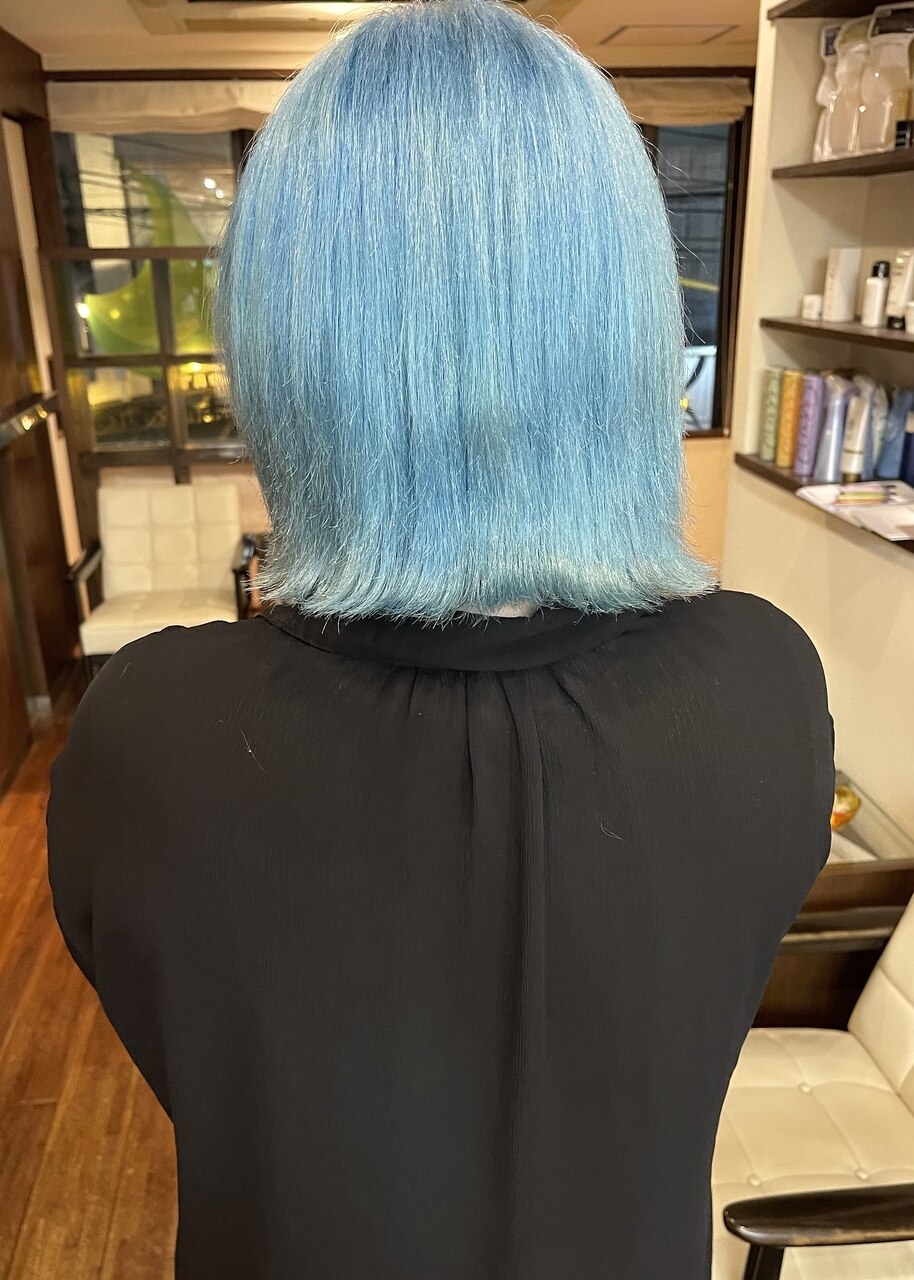 ブライトブルー：L211413106｜ダアッカ(da acca)のヘアスタイル