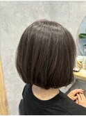 乾かすだけでまとまるボブ/内巻き/白髪ぼかし【RIE】