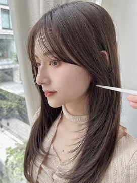 バイオレット 表参道店(Violet) 【ほお骨隠し】小顔前髪シースルーバング顔周りカット