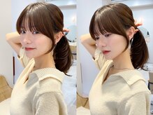 小顔や似合う前髪・顔まわりカットお任せください！！リピーター多数の秘密は〇〇○と○○○♪立川駅・立川