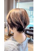 大人可愛いショート/丸みショート/つくば美容室