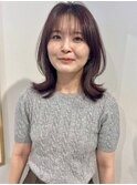 #顔周りカット×抜け感レイヤーカット