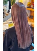 ラベンダーグレージュ×ハイライト