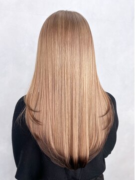 アルバム 銀座(ALBUM GINZA) ロング顔周りレイヤー韓国ヘア美髪くびれヘア_ba551791