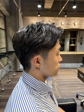 メンズココ 日本橋店(MENS COCO) ブルーブラックビジネスショート