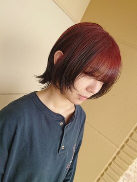 ルクール ヘアー プレジー(Le Coeur HAIR Plaisir) 赤×黒