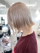 サンクプロジェクト(cinq PROJECT)&nbsp;韓国ヘア顔周りレイヤーミルクティーベージュグレージュカラー