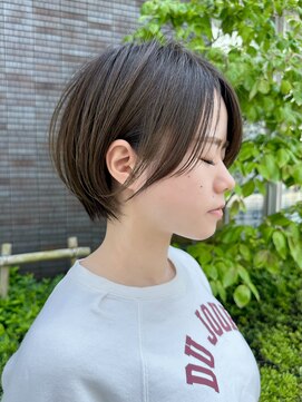 ビューエヒメ(VIEW EHIME) 20代30代40代くすみベージュマッシュショート