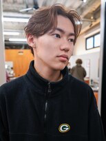 メンズ ニール 名古屋 伏見 丸の内(men's NEELU) ブリーチ無しで作る大人ブラウンベージュ