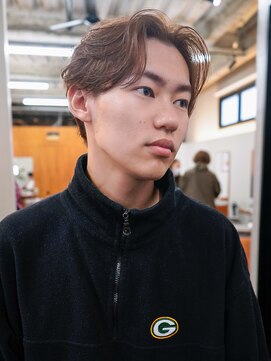 メンズ ニール 名古屋 伏見 丸の内(men's NEELU) ブリーチ無しで作る大人ブラウンベージュ