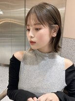 ハローバイシー 仙台(Hello by Sea)&nbsp;ココアベージュ×レイヤー[小顔/黒髪/オリーブグレー]