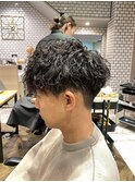 マッシュ×スパイラルパーマ（1月）