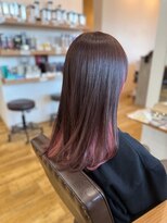 リンク(Link Hair&Spa)&nbsp;【ASUKA】インナーカラー×ペールピンク